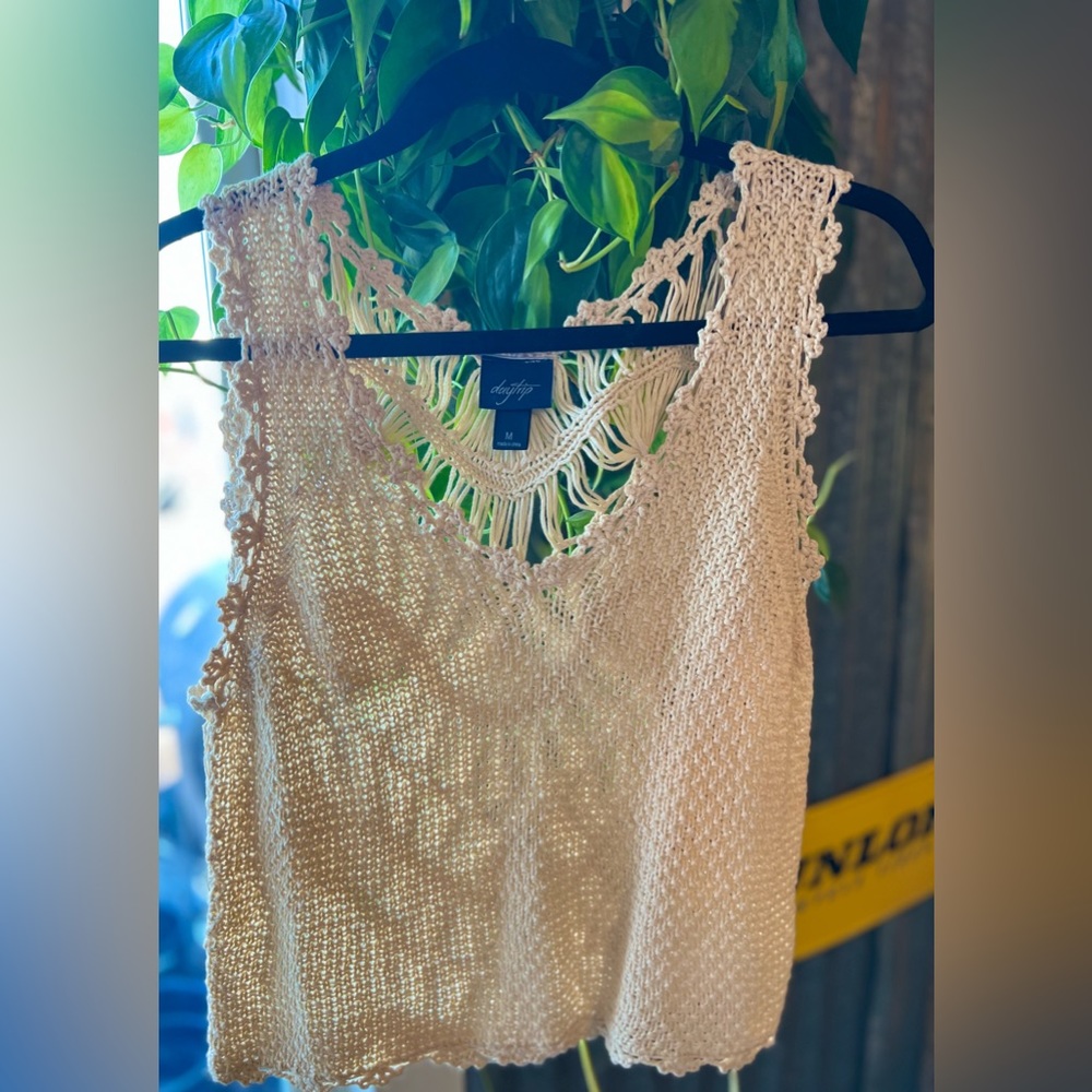 Daytrip crochet tank top